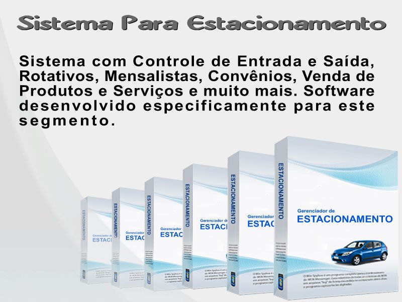 Software para Estacionamentos -  Sistema Descomplicado 