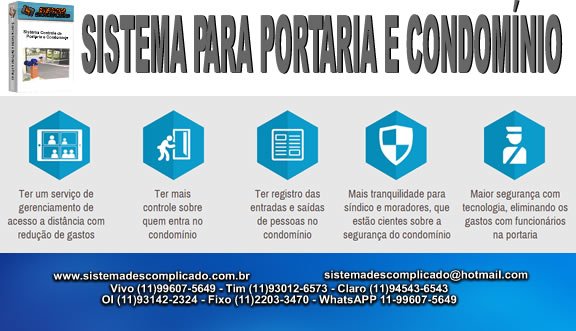 Software Portaria e Condomínio -  Sistema Descomplicado 